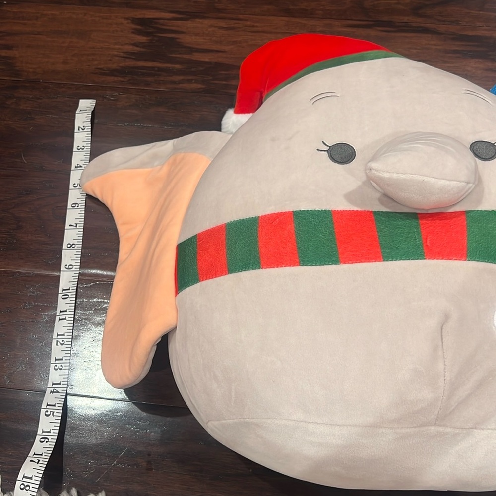 Christmas Dumbo Disney Squishmallows New With Tags 2021 Holiday 16” Plush